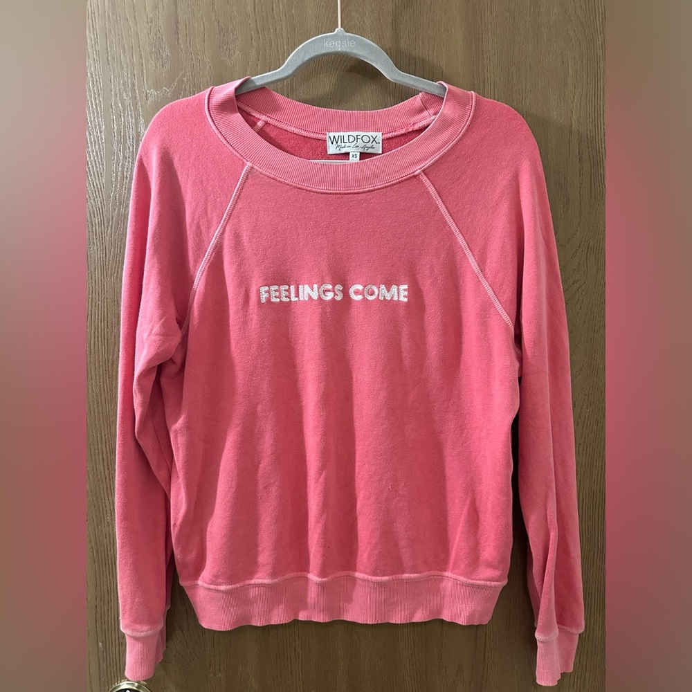 Wildfox Feelings Come Feelings Go Sweatshirt